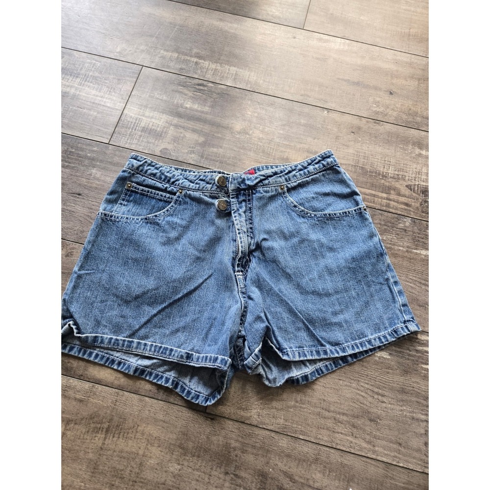 Vintage Baxis Denim Jean Shorts Sz9 Y2K 90s Retro Grunge 100% Cotton‎